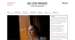 Desktop Screenshot of hivlawproject.org
